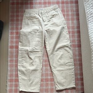 Parke Barrel Jeans Cream